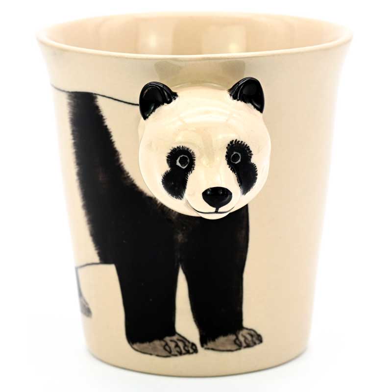 Panda Bär / Porzellan - Keramiktasse 