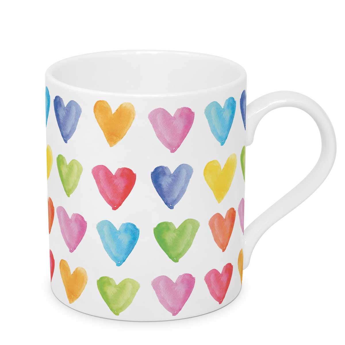 FBC Mug "Aquarell Hearts" von PPD