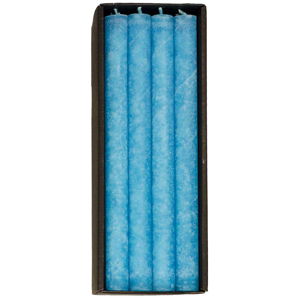 Schulthess Stabkerzen - Farbwelt Türkis mittel