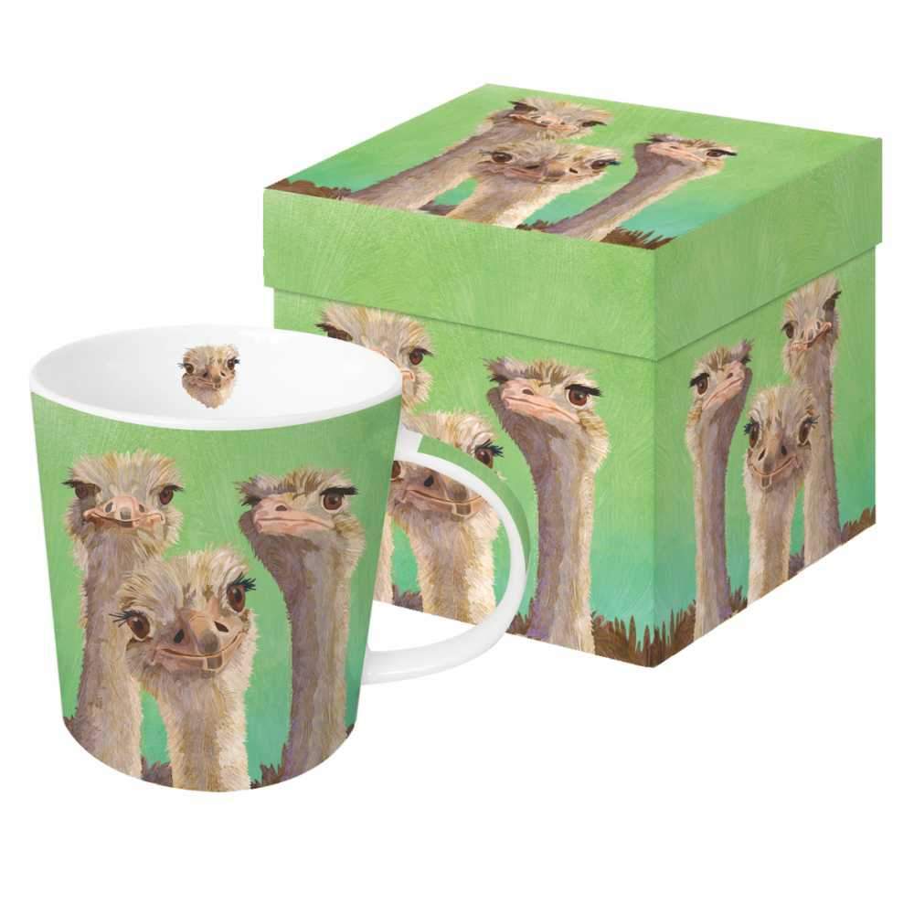 Ostrich Amigos - Trend Mug & Geschenkebox von PPD Ostrich Amigos - Trend Mug & Geschenkebox von PPD