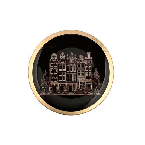 Love Plates - Glasteller "Townhouses" von Gift Company