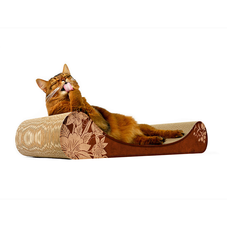 Le Divan - Farbwelt braun antik /beige - Kratzmöbel für Katzen