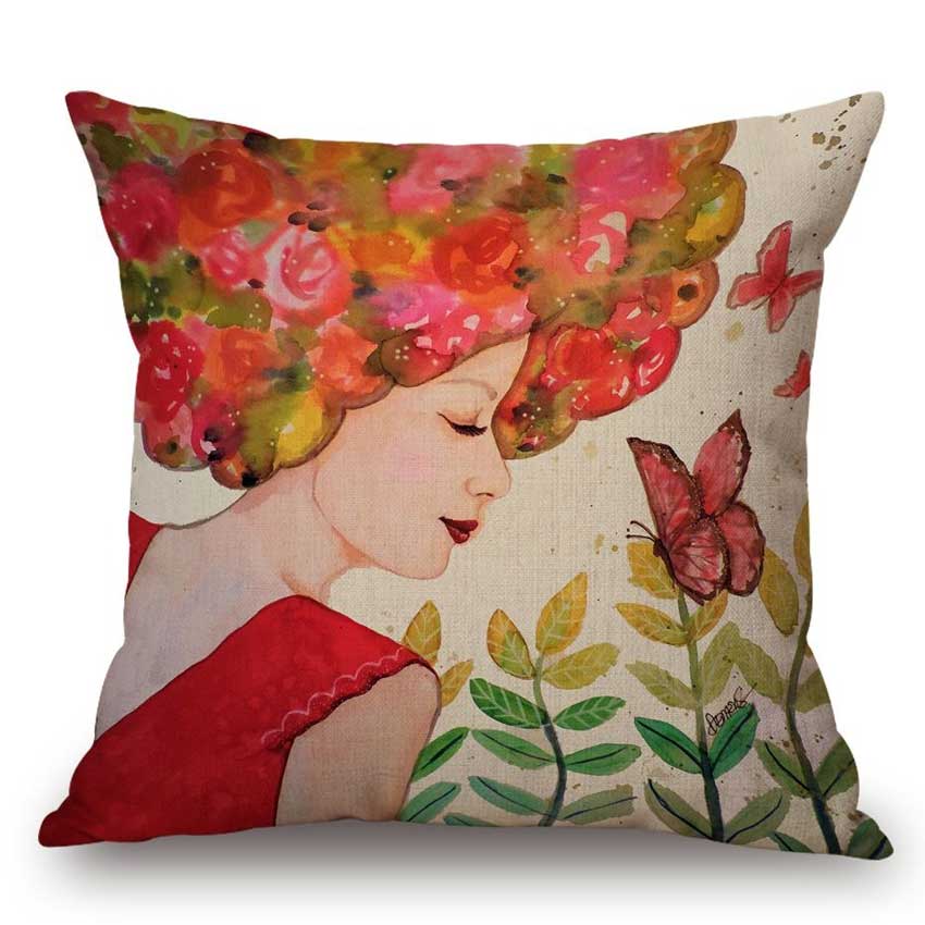 Sofakissen / Dekokissenhülle "Brittany" -  45 cm x 45 cm Sofakissen / Dekokissenhülle "Brittany" -  45 cm x 45 cm
