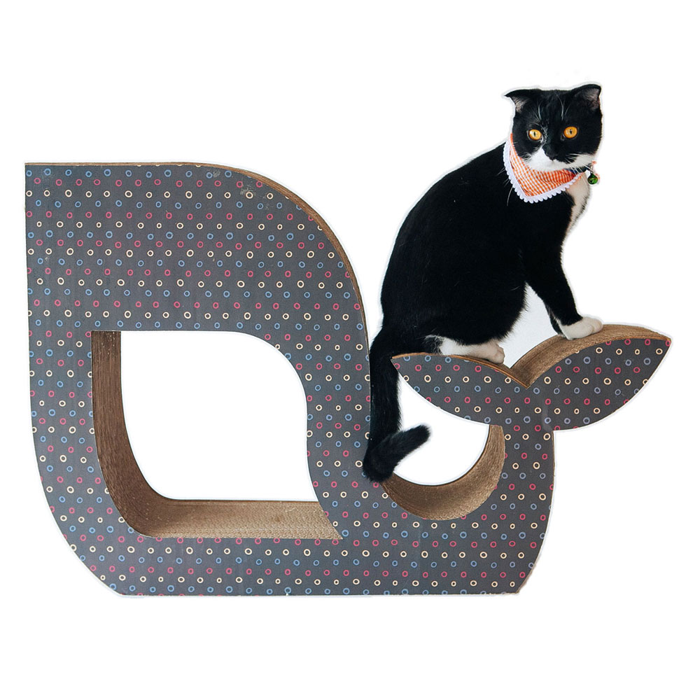 ein Wal aus Karton? Jep - deine Katze wird ihn lieben!