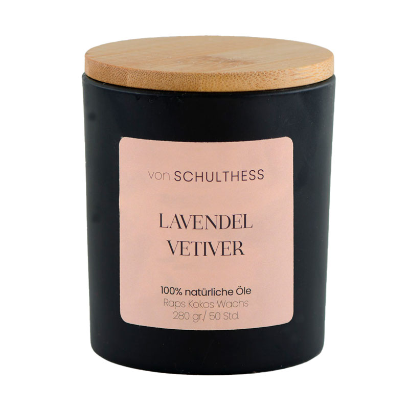 "Duft Lavendel & Vetiver" in der edlen Glaskollektion von Schulthess