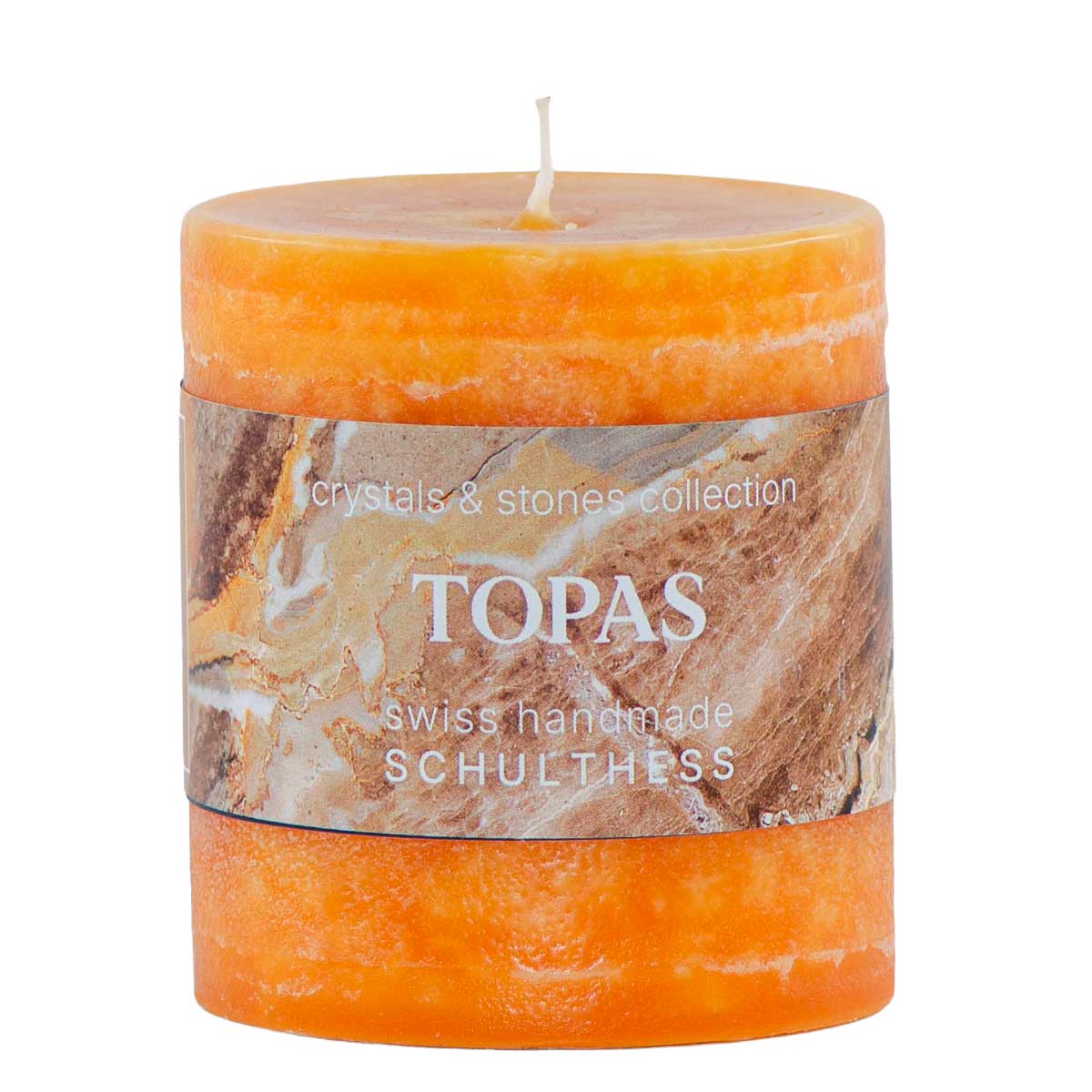 Topas Duftkerze aus der Crystals & Stones Kollektion von Schulthess