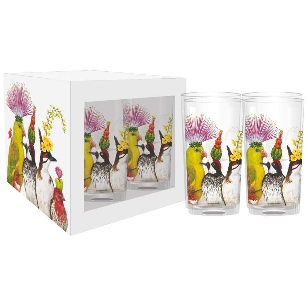 "The Entourage" - Trinkglas Set von Paperproducts Design 