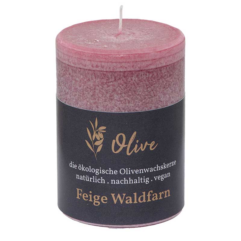 Feige - Waldfarn / Olivenwachs Duftkerze von Schulthess Kerzen 