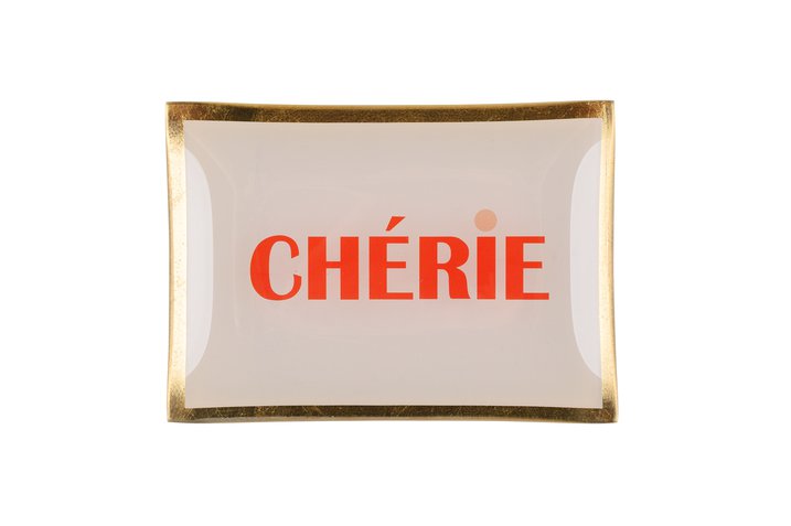 Love Plates - Glasteller "Cherie" von Gift Company 