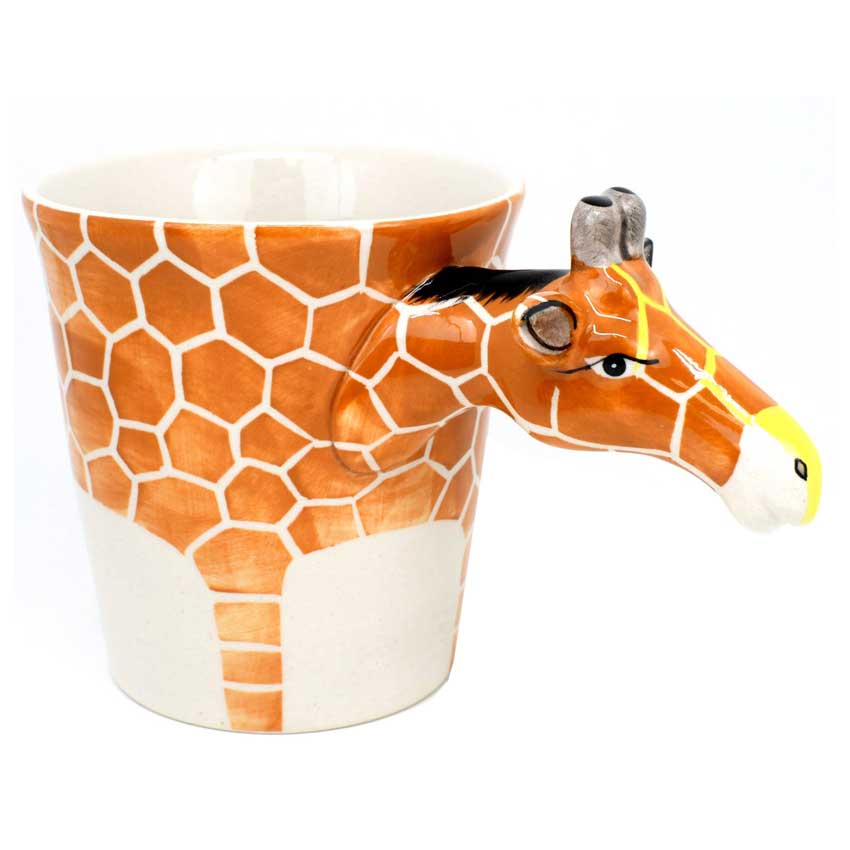 Giraffe /  Porzellan - Keramiktasse Giraffe /  Porzellan - Keramiktasse