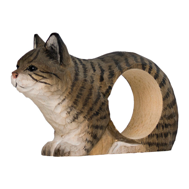 Serviettenring Katze - Handwerkskunst von Wildlife Garden