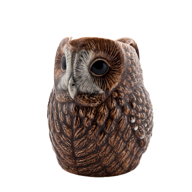 Quail Ceramics Jug - das große Tawny Owl- Kännchen 