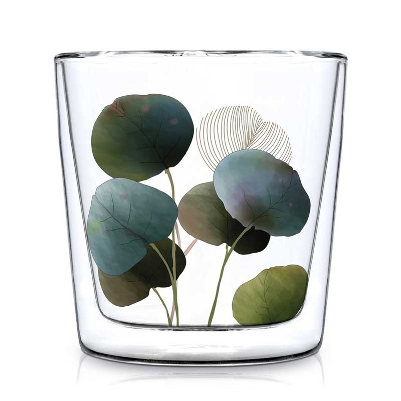 Autumn Glow Green - Double wall Trend Glas von PPD Autumn Glow Green - Double wall Trend Glas von PPD