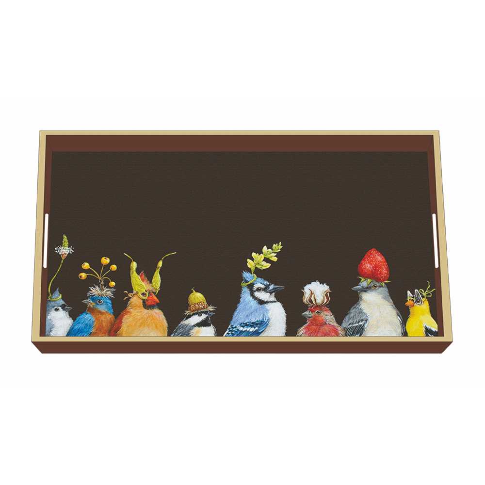"Jay's Party" Wooden Lacquer Tray - Tablett von PPD 