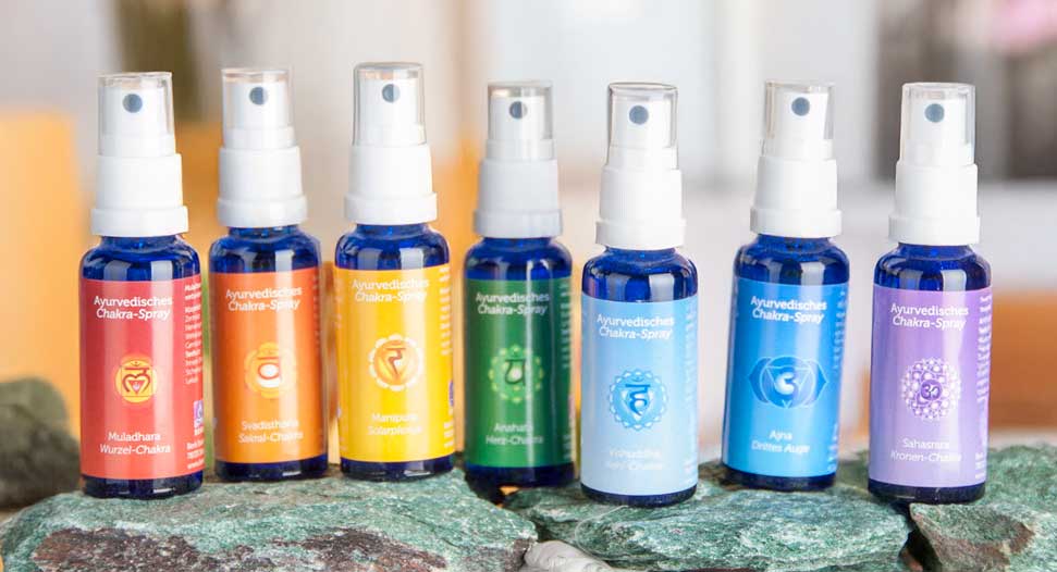 Berk Chakra Sprays – feine ayurvedische Duftessenzen zur Aktivierung der sieben Chakren, unterstützen Meditation, Entspannung und ganzheitliche Energieharmonisierung.