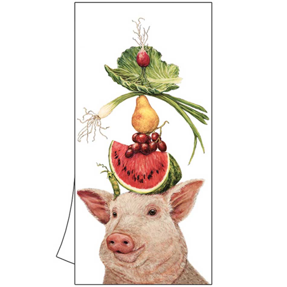 "Lulu & Her Lunch" - Geschirrtuch von Paperproducts Design "Lulu & Her Lunch" - Geschirrtuch von Paperproducts Design