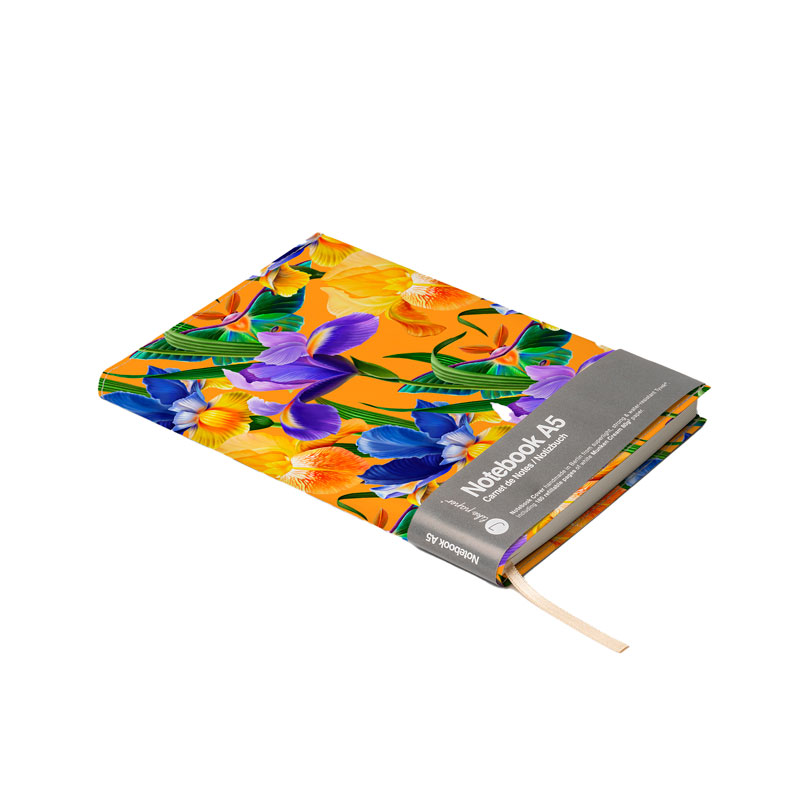 Notizbuch / Notebook "PETITE ORCHID, Format DIN A5 von I like Paper