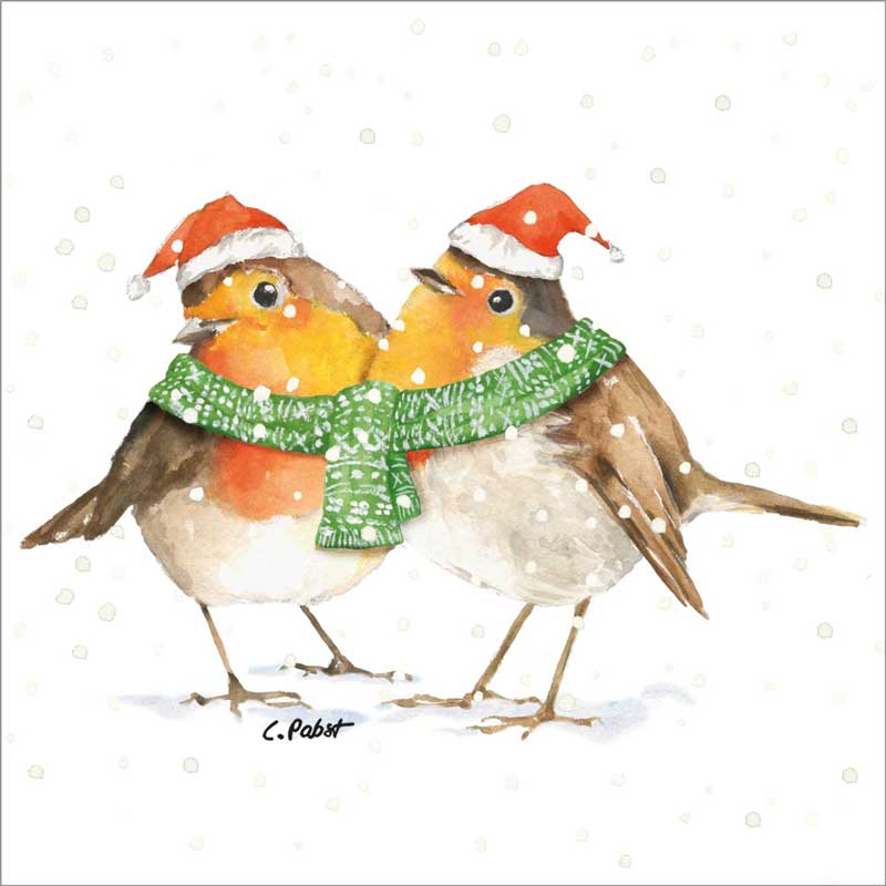 "Frida & Fritz Winter", große Papierservietten von PPD "Frida & Fritz Winter", große Papierservietten von PPD