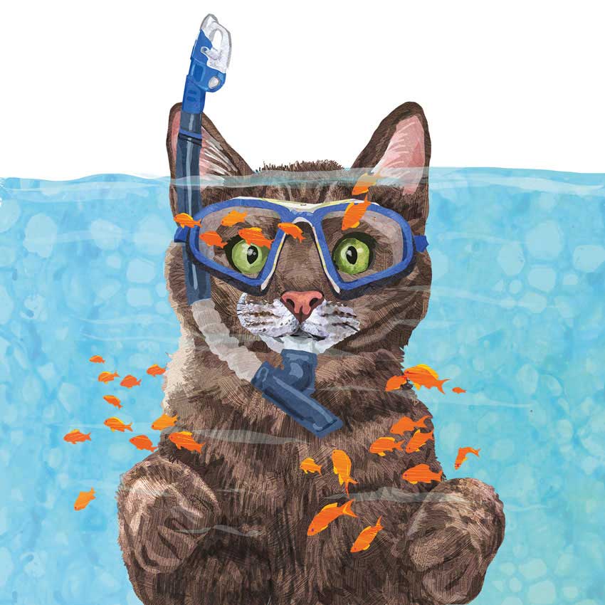 "Cousteau"- große Papierservietten von PPD