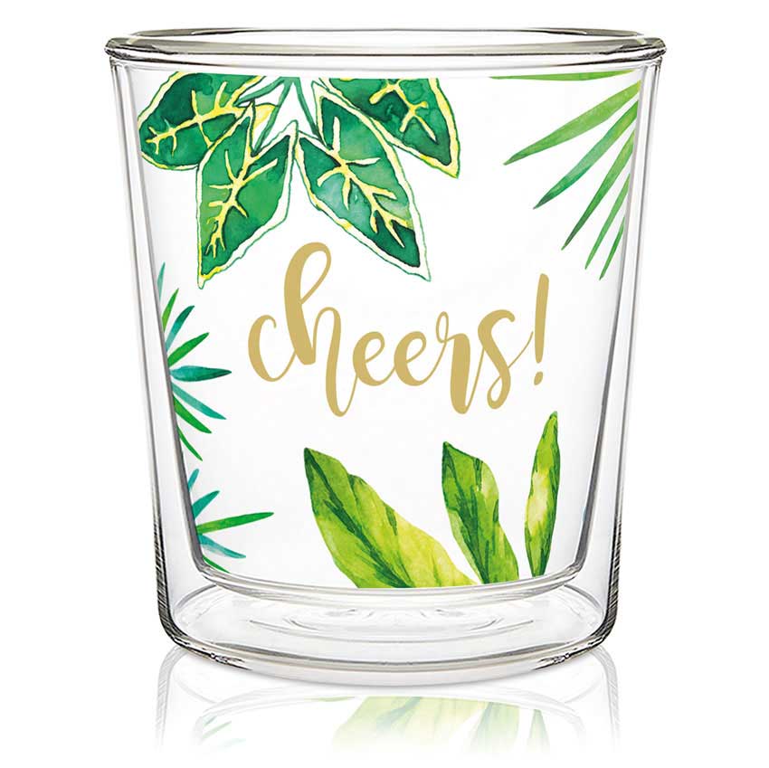Jungle real Gold - Double wall Trend Glas von PPD Jungle real Gold - Double wall Trend Glas von PPD
