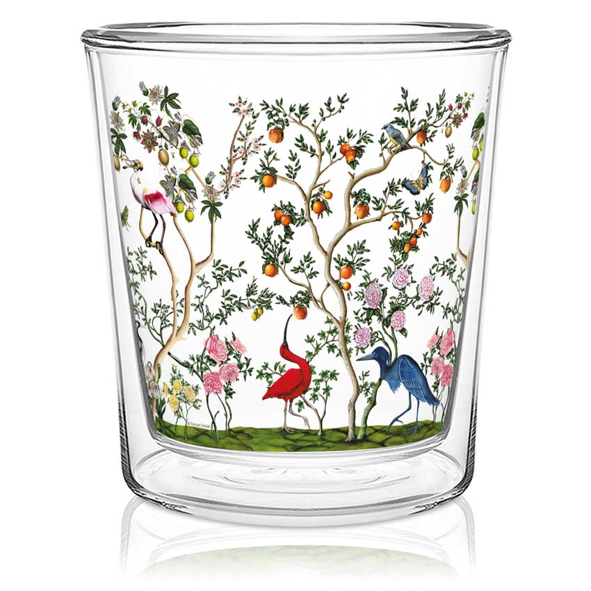 Bird Chinoiserie - Double wall Trend Glas von PPD