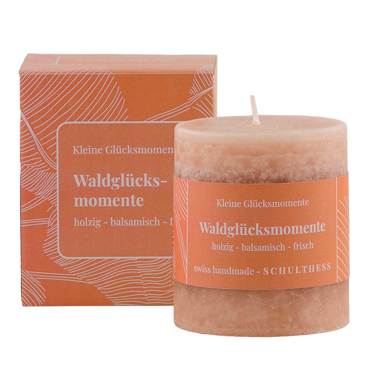 kleine Glücksmomente / Schulthess Duftkerze "Waldglücksmomente"