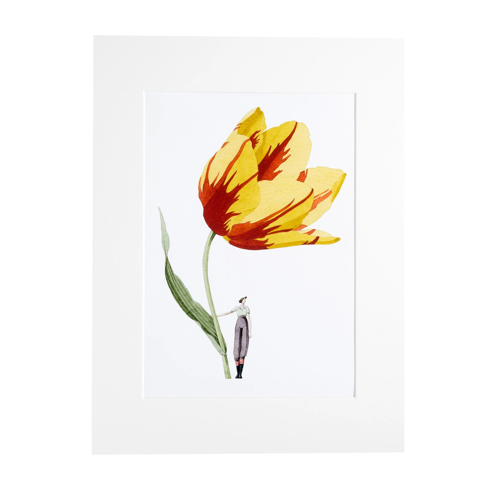 "TULIP"- ART PRINT - liebenswerte und skurrile Kunst von Laura Stoddart