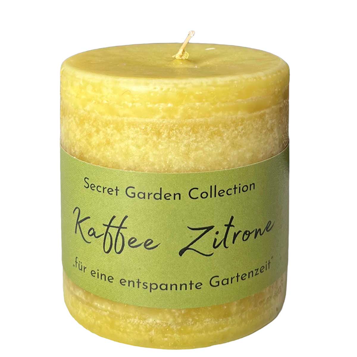 Kaffee & Zitrone / Antimücken Duftkerze von Schulthess Kerzen