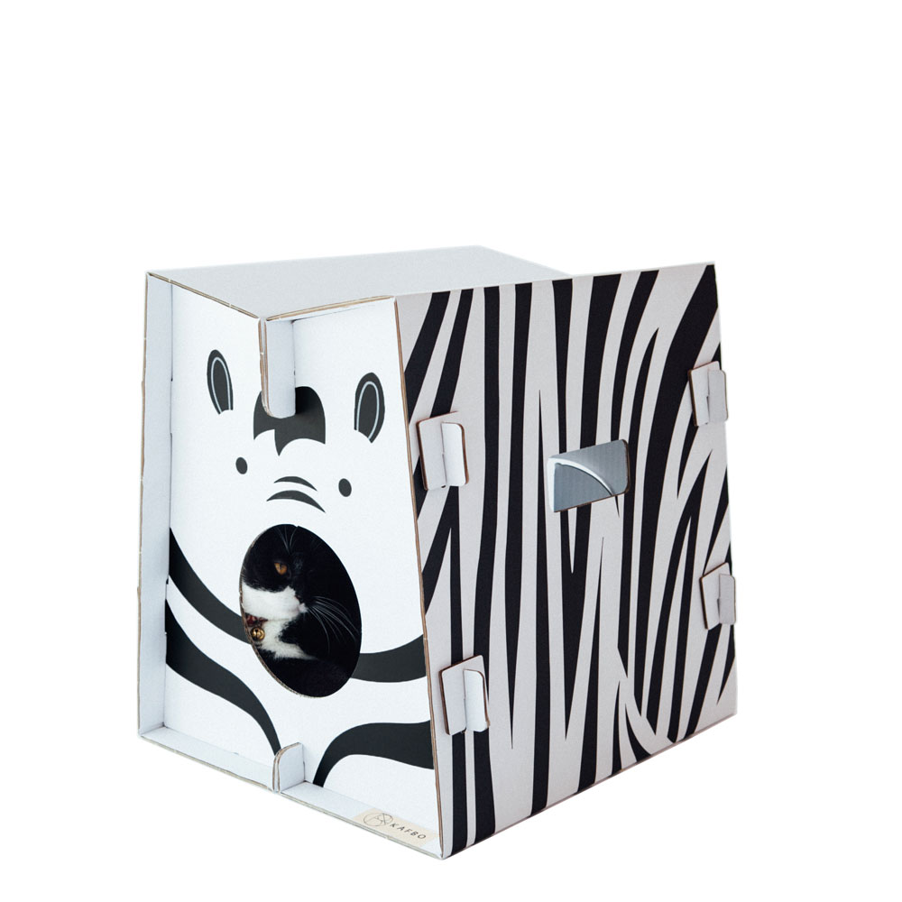 Safari Katzenhaus "Zebra" von KAFBO Safari Katzenhaus "Zebra" von KAFBO