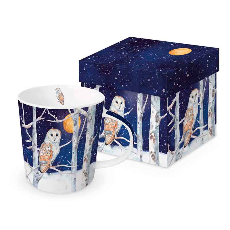 "Winter Owl" -  Trend Mug und Geschenkebox von PPD "Winter Owl" -  Trend Mug und Geschenkebox von PPD