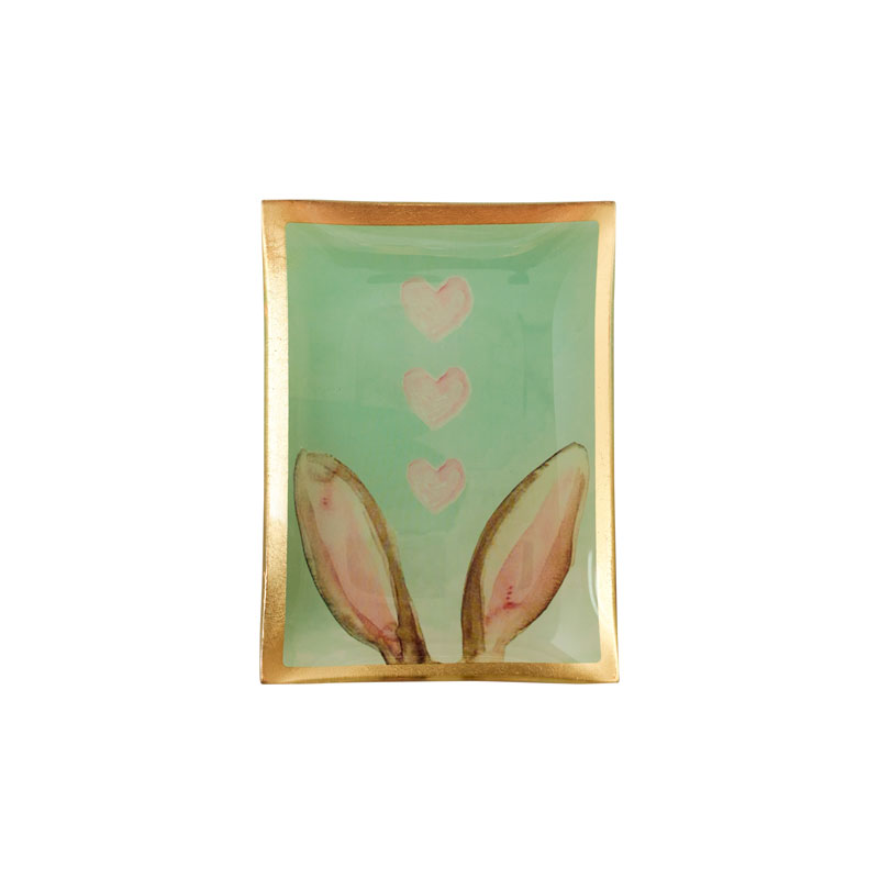 Love Plates - Glasteller "Hasenohren" von Gift Company Love Plates - Glasteller "Hasenohren" von Gift Company
