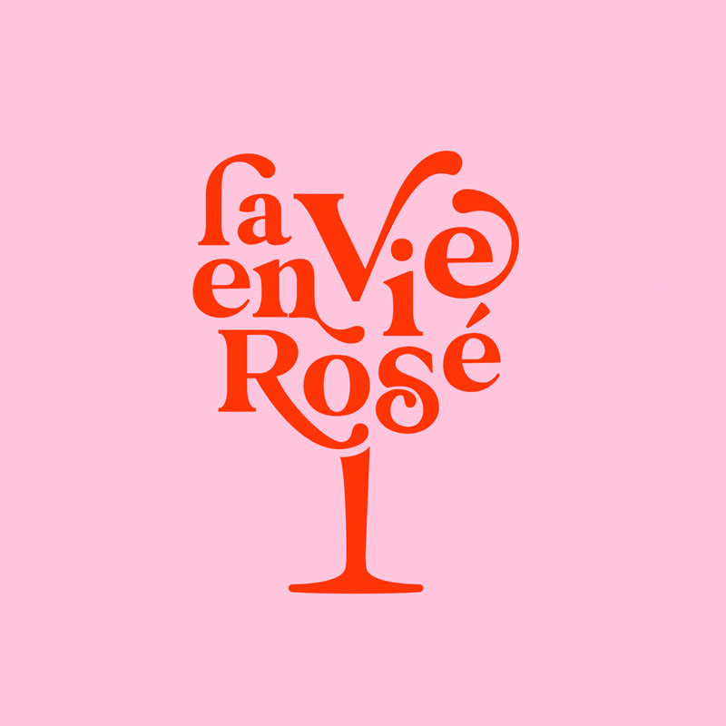  "La vie en Rosé", große Papierservietten von PPD  