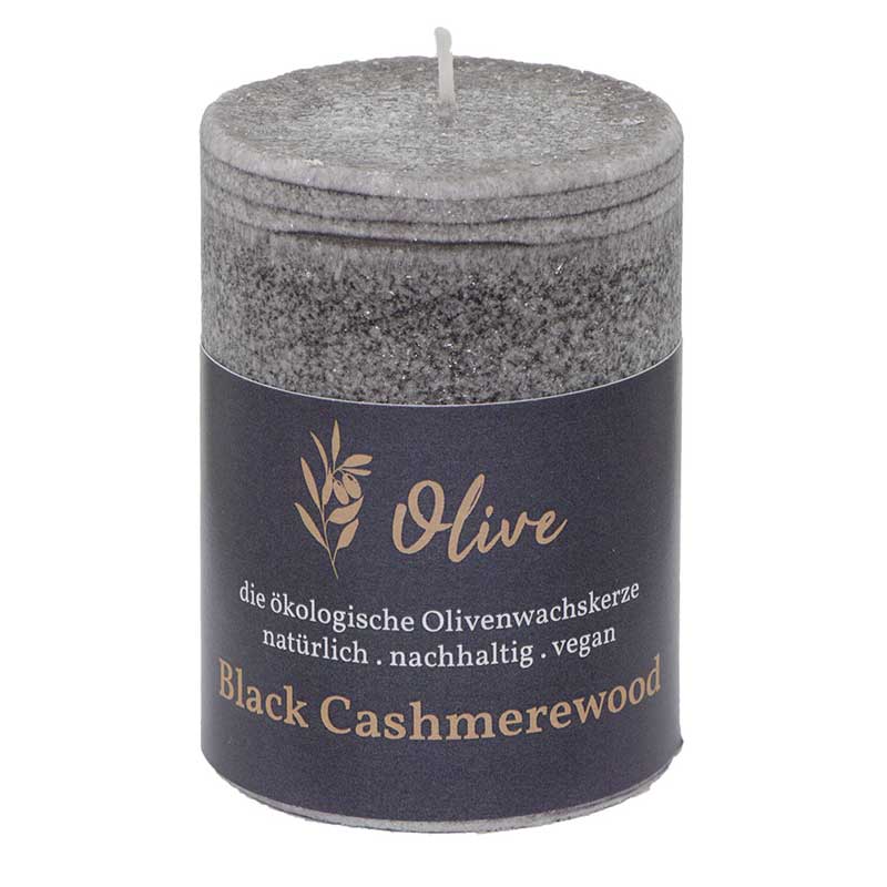 Black Cashmerewood / Olivenwachs Duftkerze von Schulthess Kerzen 