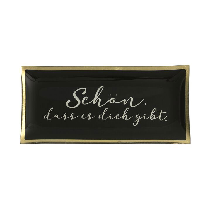 Love Plates - Glasteller "Schön das es Dich gibt" von Gift Company Love Plates - Glasteller "Schön das es Dich gibt" von Gift Company