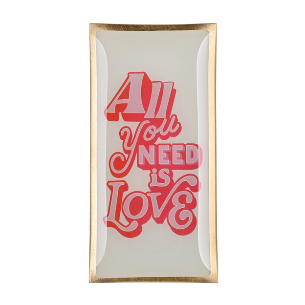 Love Plates - Glasteller "All you need is Love" von Gift Company Love Plates - Glasteller "All you need is Love" von Gift Company