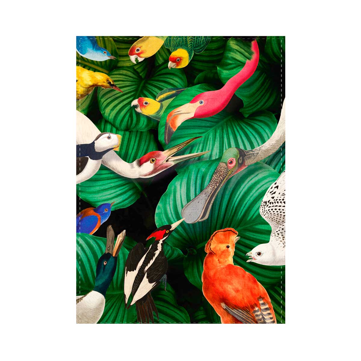 "Various Birds" - Geschirrtuch