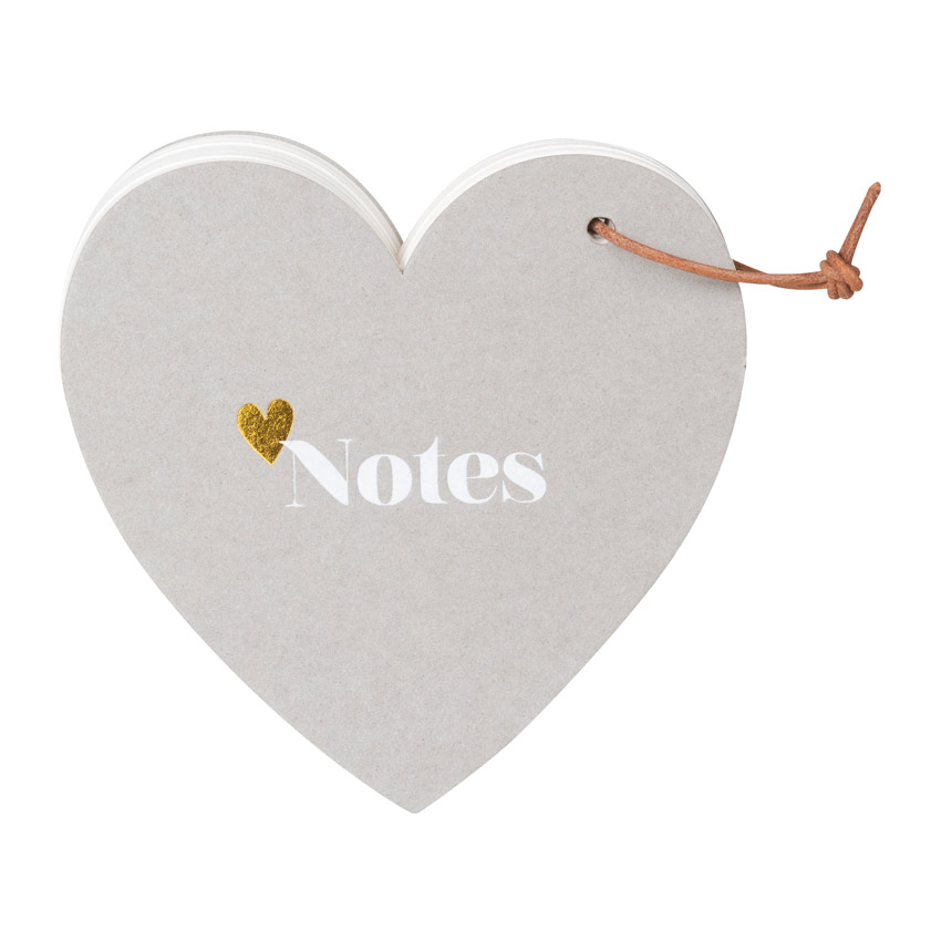 Heart "Notes" - Notizzettelblock - Papeterie von Räder 