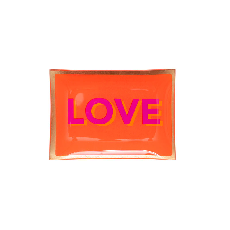 Love Plates - Glasteller "Love" von Gift Company Love Plates - Glasteller "Love" von Gift Company