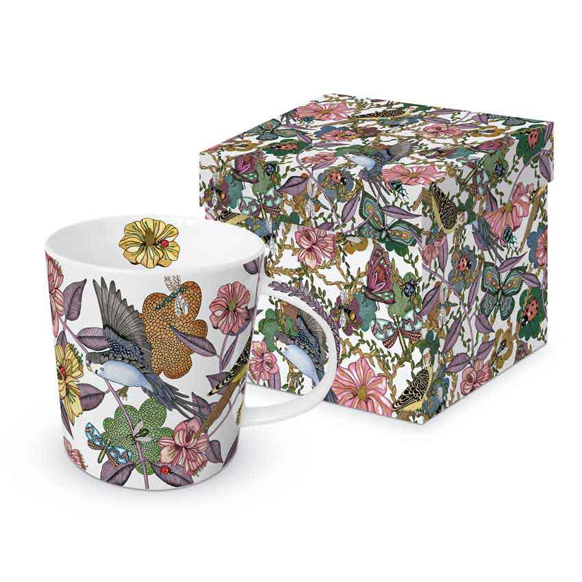 "Birds & Flowers" -  Trend Mug und Geschenkebox von PPD