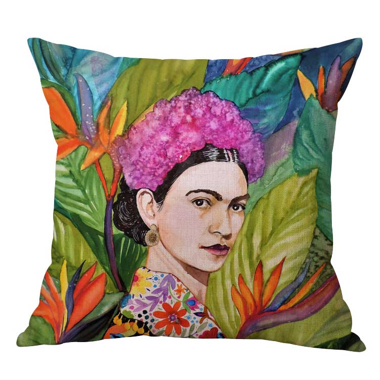 Sofakissen / Dekokissenhülle "Frida Kahlo 9" -  45 cm x 45 cm Sofakissen / Dekokissenhülle "Frida Kahlo 9" -  45 cm x 45 cm