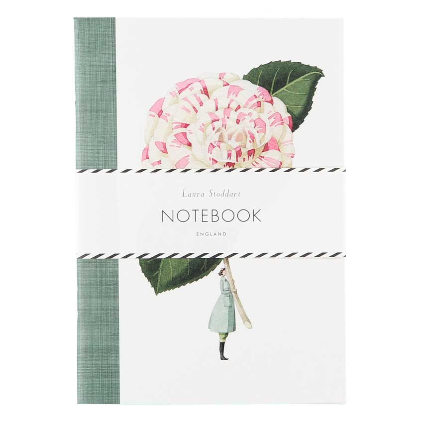Notizbuch / Notebook "IN BLOOM", Format DIN A5 von Laura Stoddart