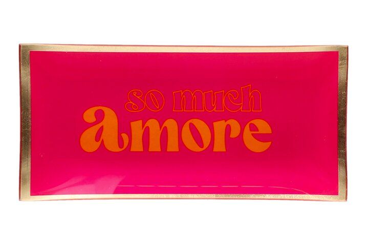 Love Plates - Glasteller "So much Amore" von Gift Company 