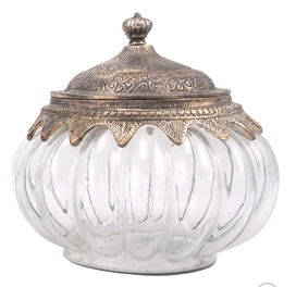 IRIDE 10 - Glas - Bonboniere in Antikoptik IRIDE 10 - Glas - Bonboniere in Antikoptik