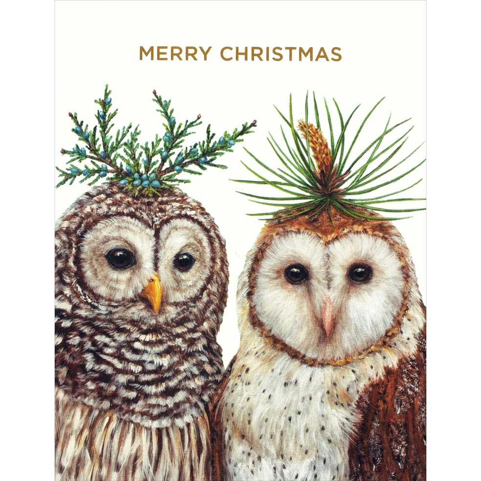Weihnachts Grußkarte "WINTER OWL'S" von Hester & Cook