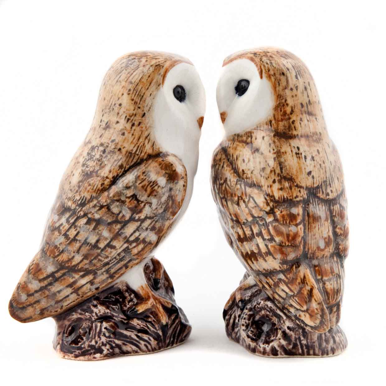Barn Owl - die Salz und Pfeffer Streuer von Quail Ceramics