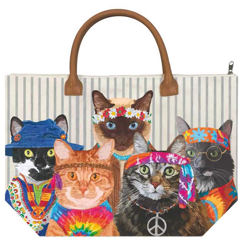 "Groovy Cats" - Handtasche von Paperproducts Design