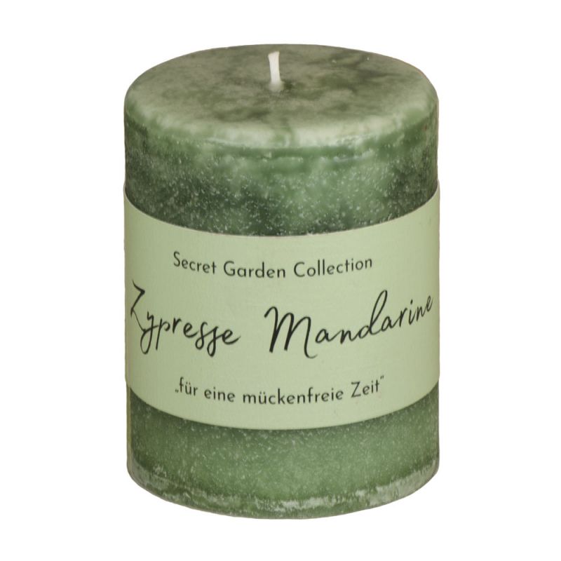 Zypresse & Mandarine / Antimücken Duftkerze von Schulthess Kerzen