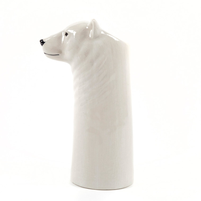 Quail Ceramics - die große Eisbär Blumenvase