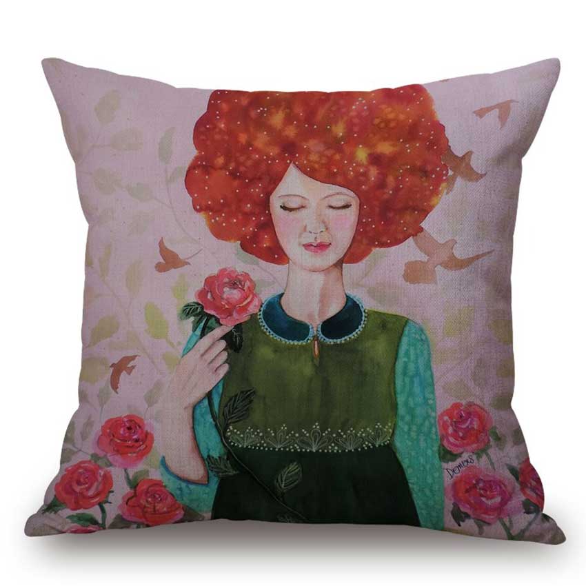 Sofakissen / Dekokissenhülle "Chloe" -  45 cm x 45 cm Sofakissen / Dekokissenhülle "Chloe" -  45 cm x 45 cm