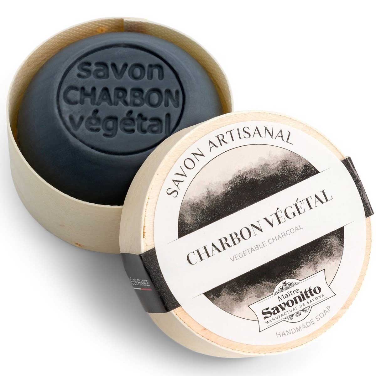 Savon au Charbon Végétal - Seife mit Pflanzenkohle von Maitre Savonitto